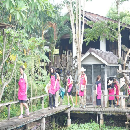 Full course at farm (only morning) (1,200 baht/person)