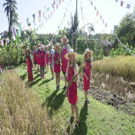 Full course at farm (only morning) (1,200 baht/person)